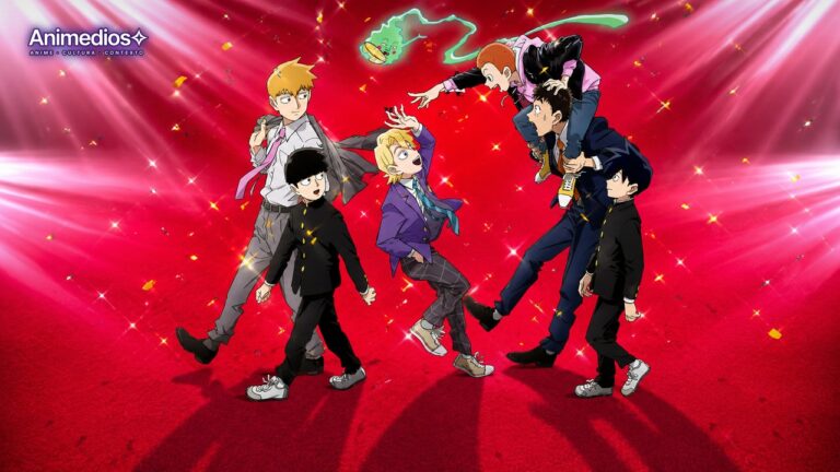 Mob Psycho 100 celebra sus 10 años con nuevo visual aniversario